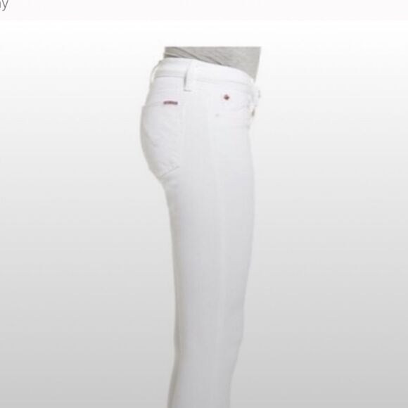 EEUC Hudson Tally Crop Skinny Jeans in White Size 29 x 28 Worn Once Perfect!! - Picture 11 of 11